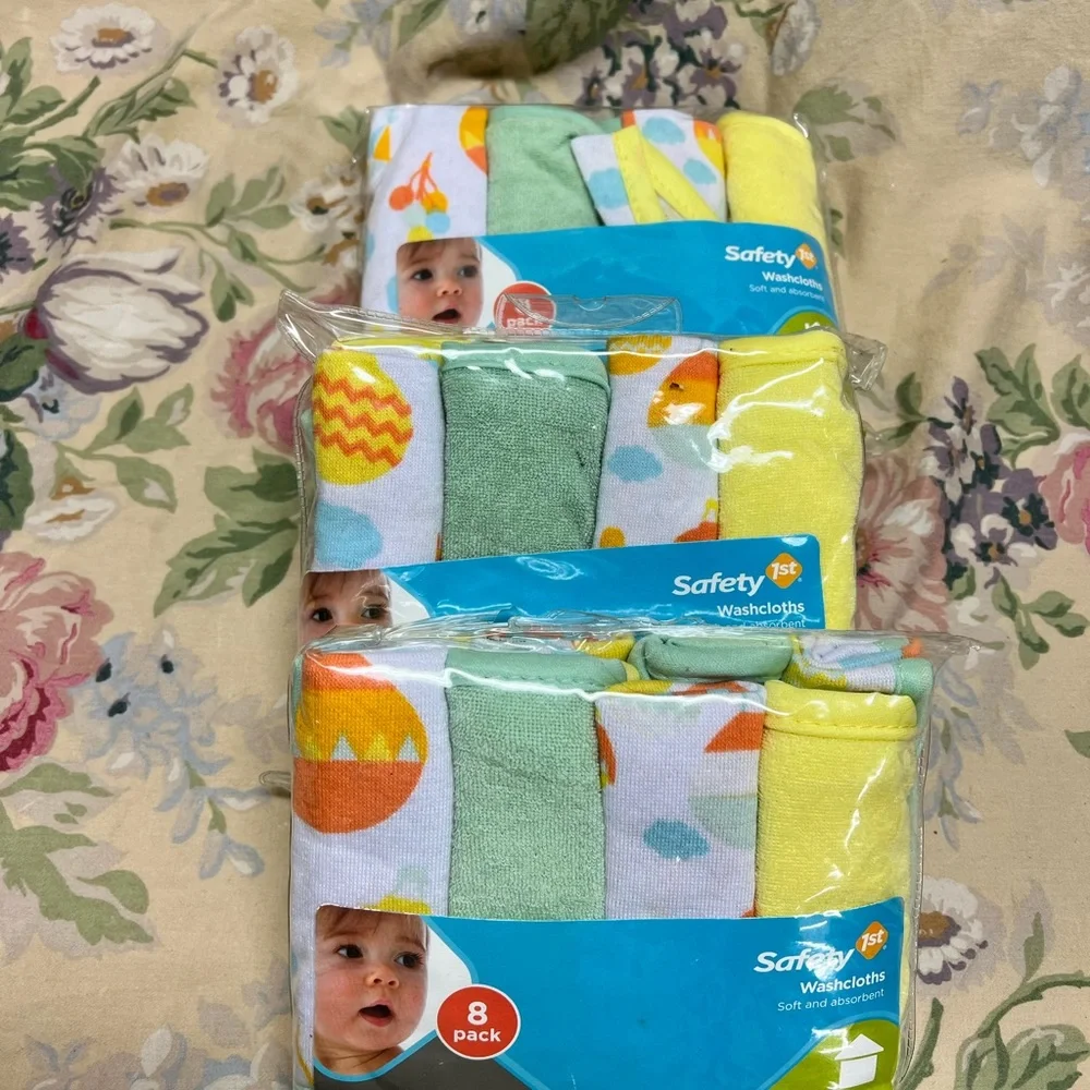 Safety baby washcloths 24 count